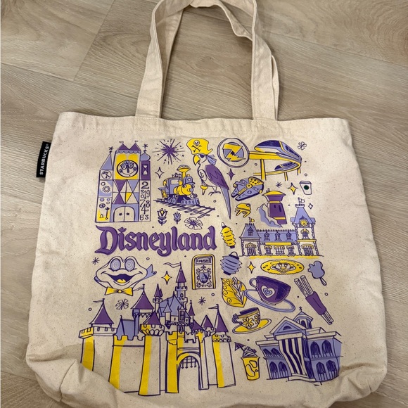 Starbucks Handbags - Disneyland Starbucks Canvas Tote Bag